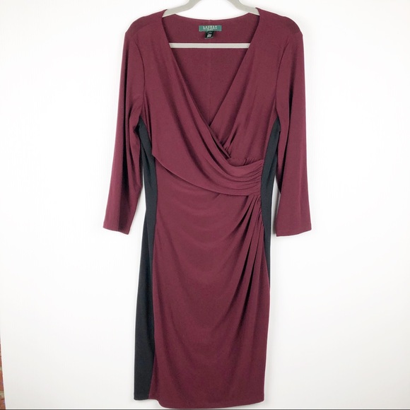 Lauren Ralph Lauren Dresses & Skirts - Lauren Ralph Lauren Color Block Long Sleeve Dress